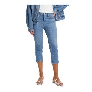 Levis 311 Shaping Skinny Capri Jeans Womens 27 Blue Medium Wash Stretch NEW